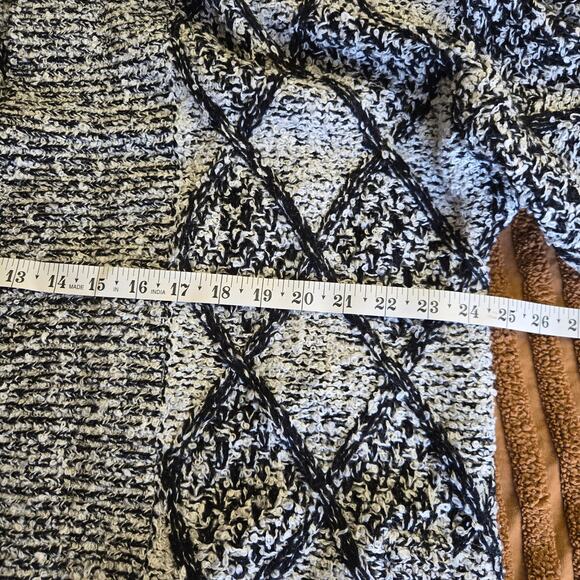 Diversity Petite Womens Deadstock Vtg 90s Cabincore Cozy Chunky Knit Cardigan L - Picture 9 of 10